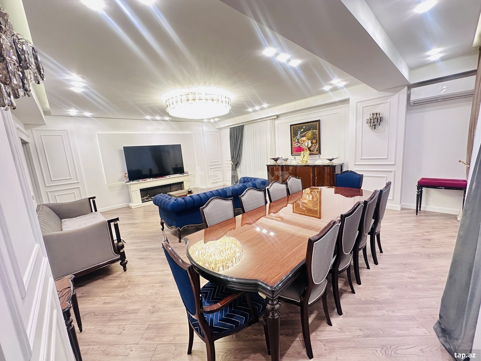 4-otaqlı yeni tikili, H. Salmani küç., 1 210 m²