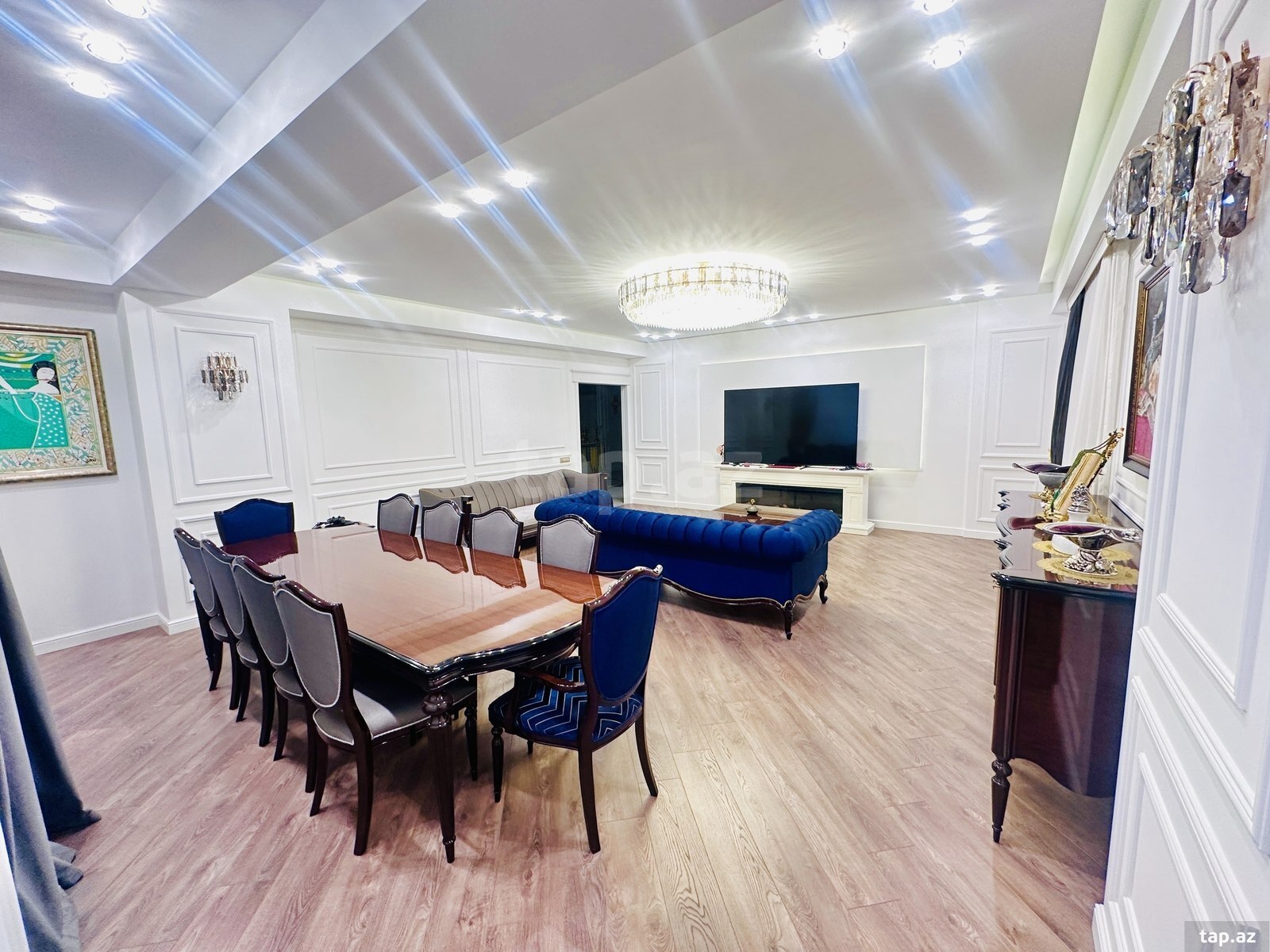 4-otaqlı yeni tikili, H. Salmani küç., 1 210 m²