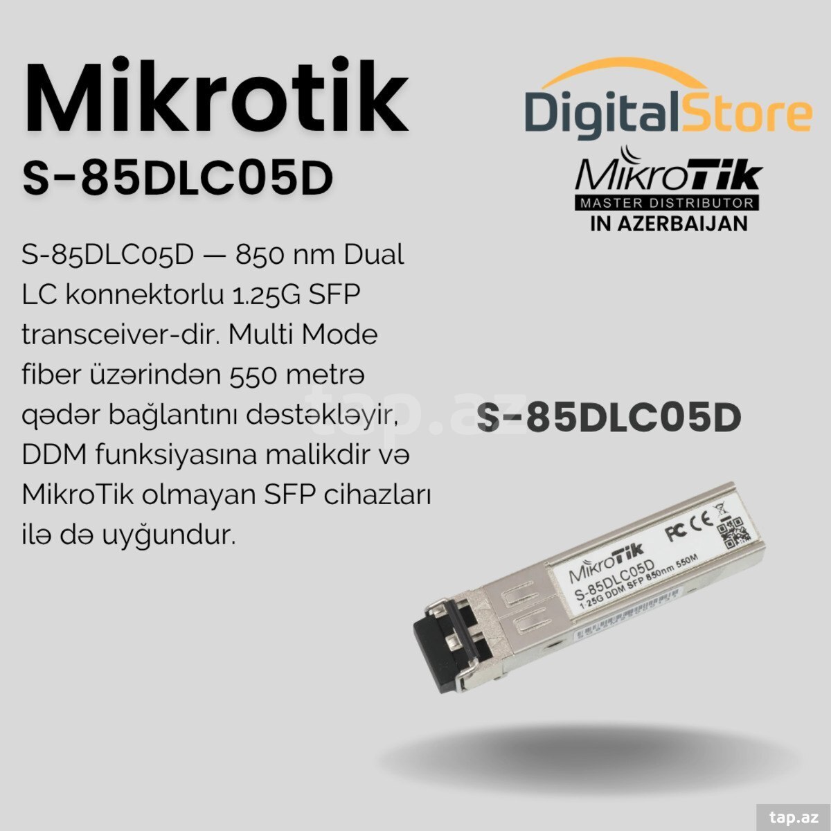 MikroTik sfp modul S-85DLC05D