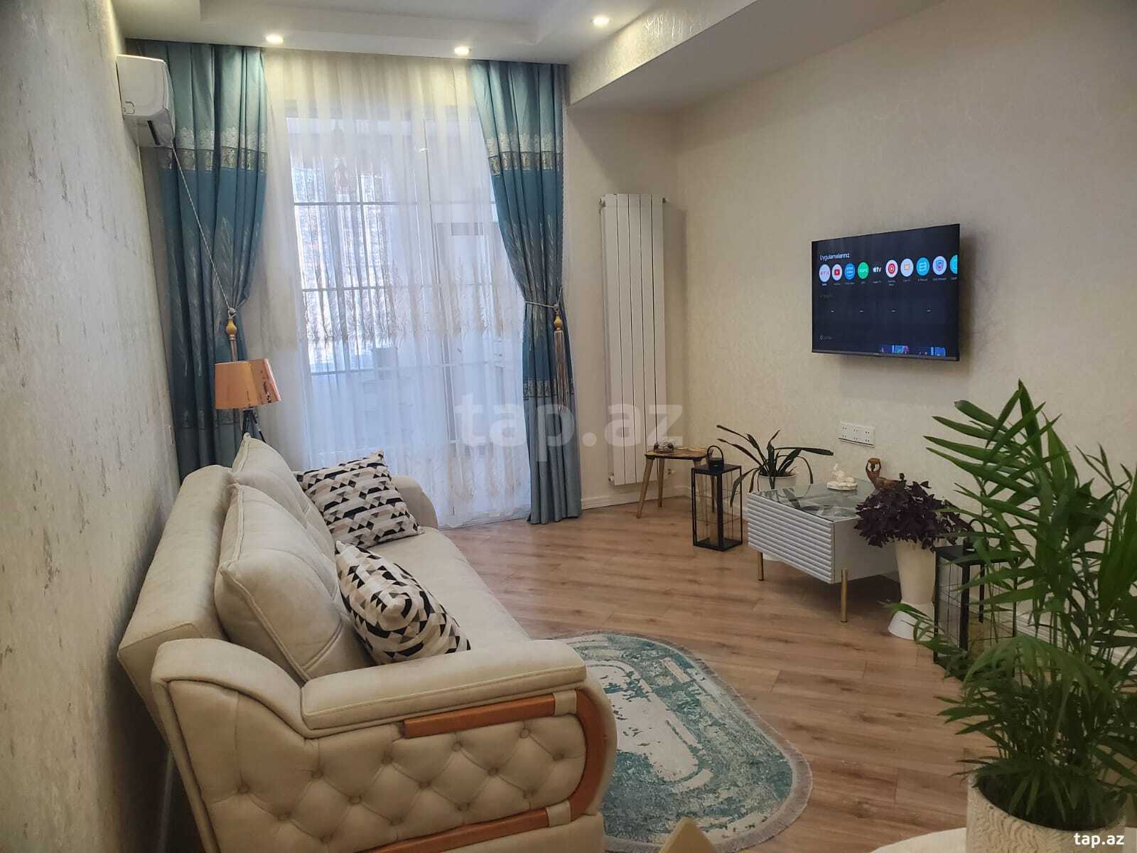 2-otaqlı yeni tikili kirayə verilir, Səbail r., 120 m²