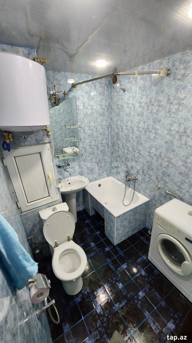 1-otaqlı mənzil kirayə verilir, Nəsimi m., 45 m²