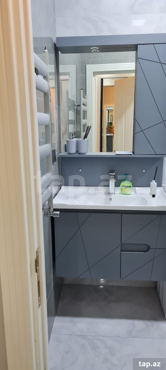 2-otaqlı yeni tikili, Nərimanov m., 63 m²