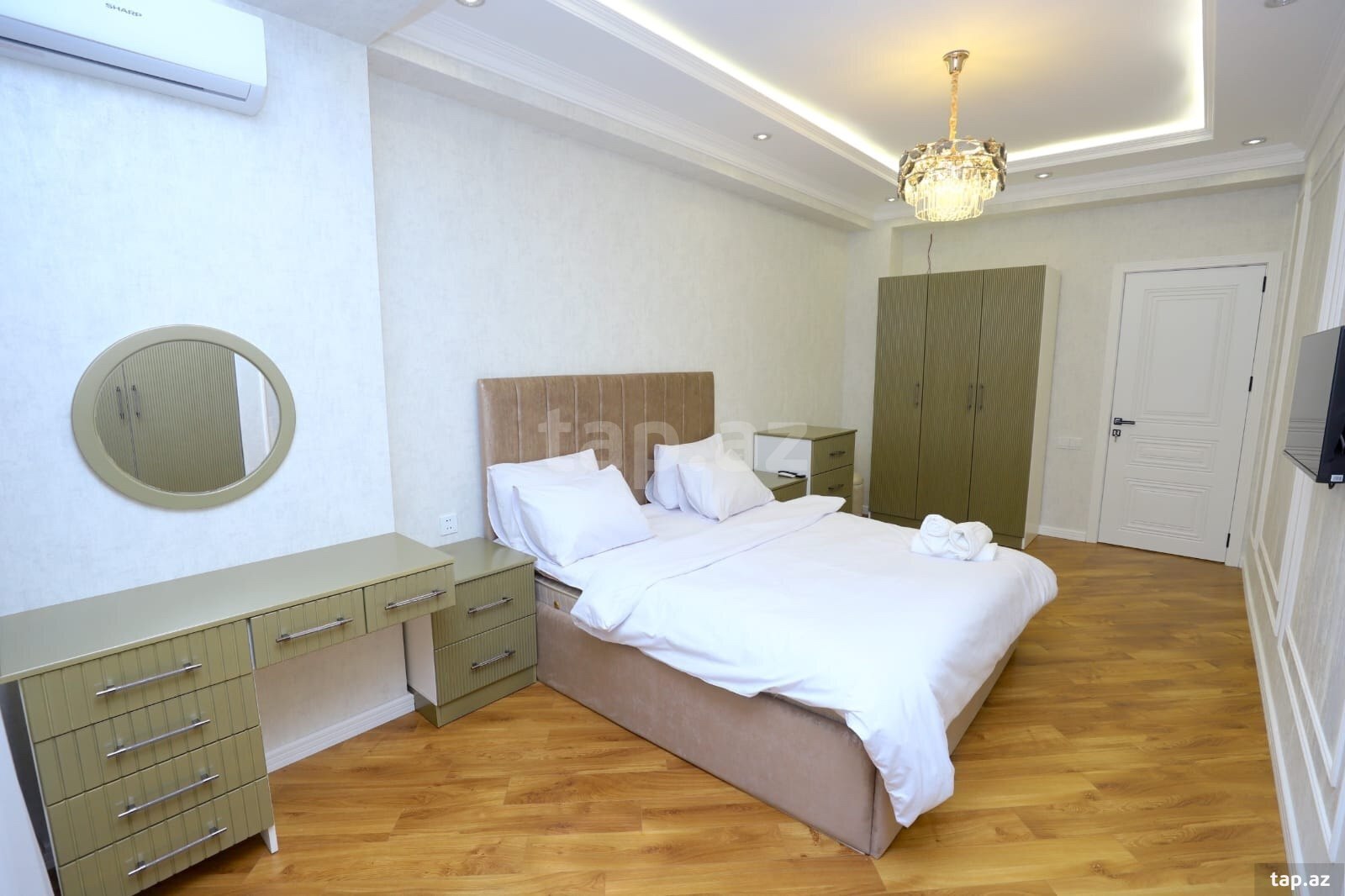 2-otaqlı mənzil kirayə verilir, Sahil m., 100 m²