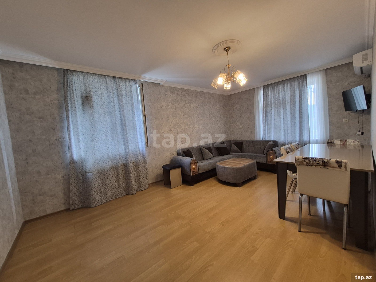 4-otaqlı mənzil kirayə verilir, Zaqatala r., 95 m²