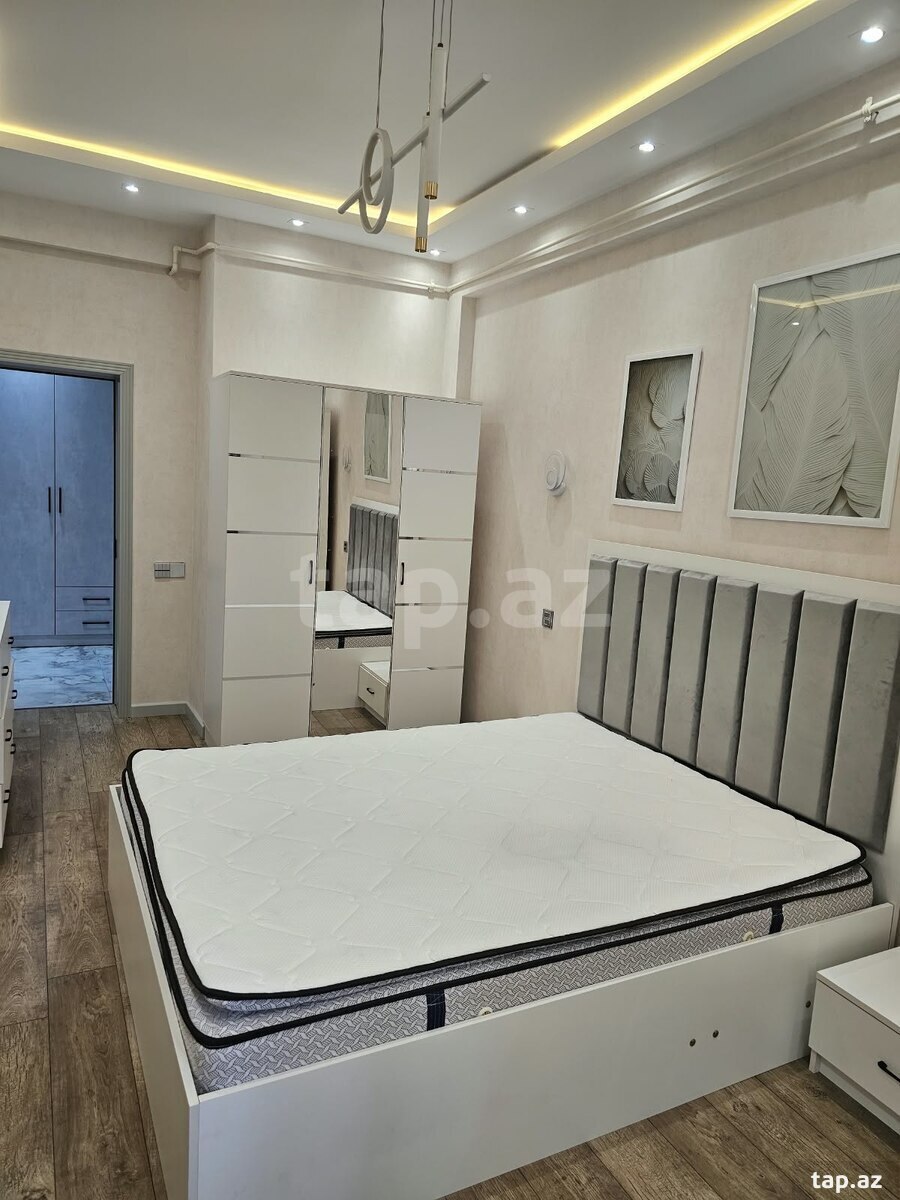 2-otaqlı yeni tikili kirayə verilir, N.Nərimanov r., 80 m²