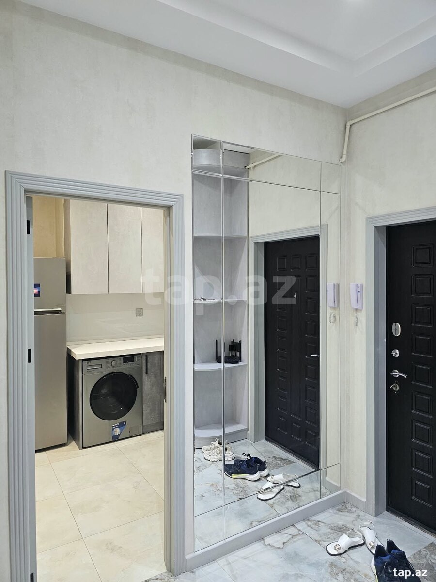 2-otaqlı yeni tikili kirayə verilir, N.Nərimanov r., 80 m²