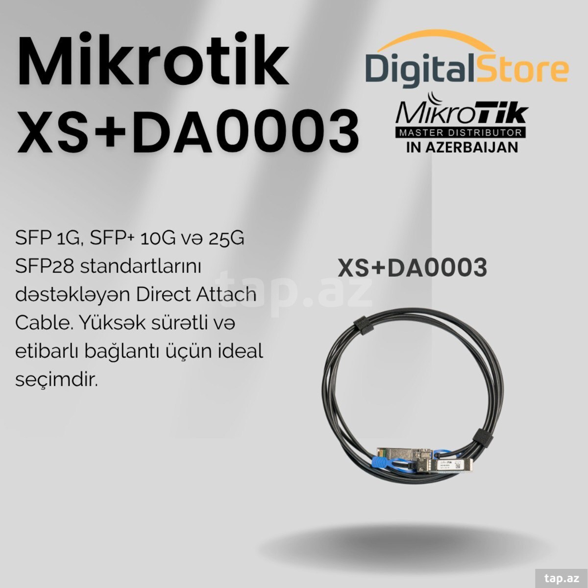 MikroTik XS+DA0003 sfp cable