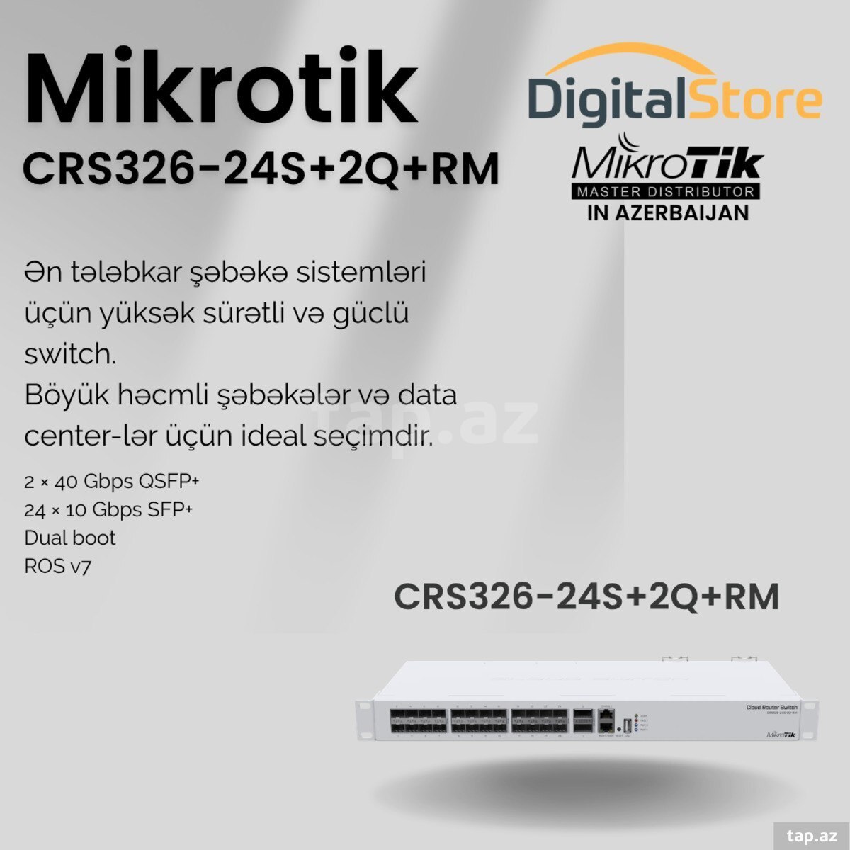 MikroTik CRS326-24S+2Q+RM