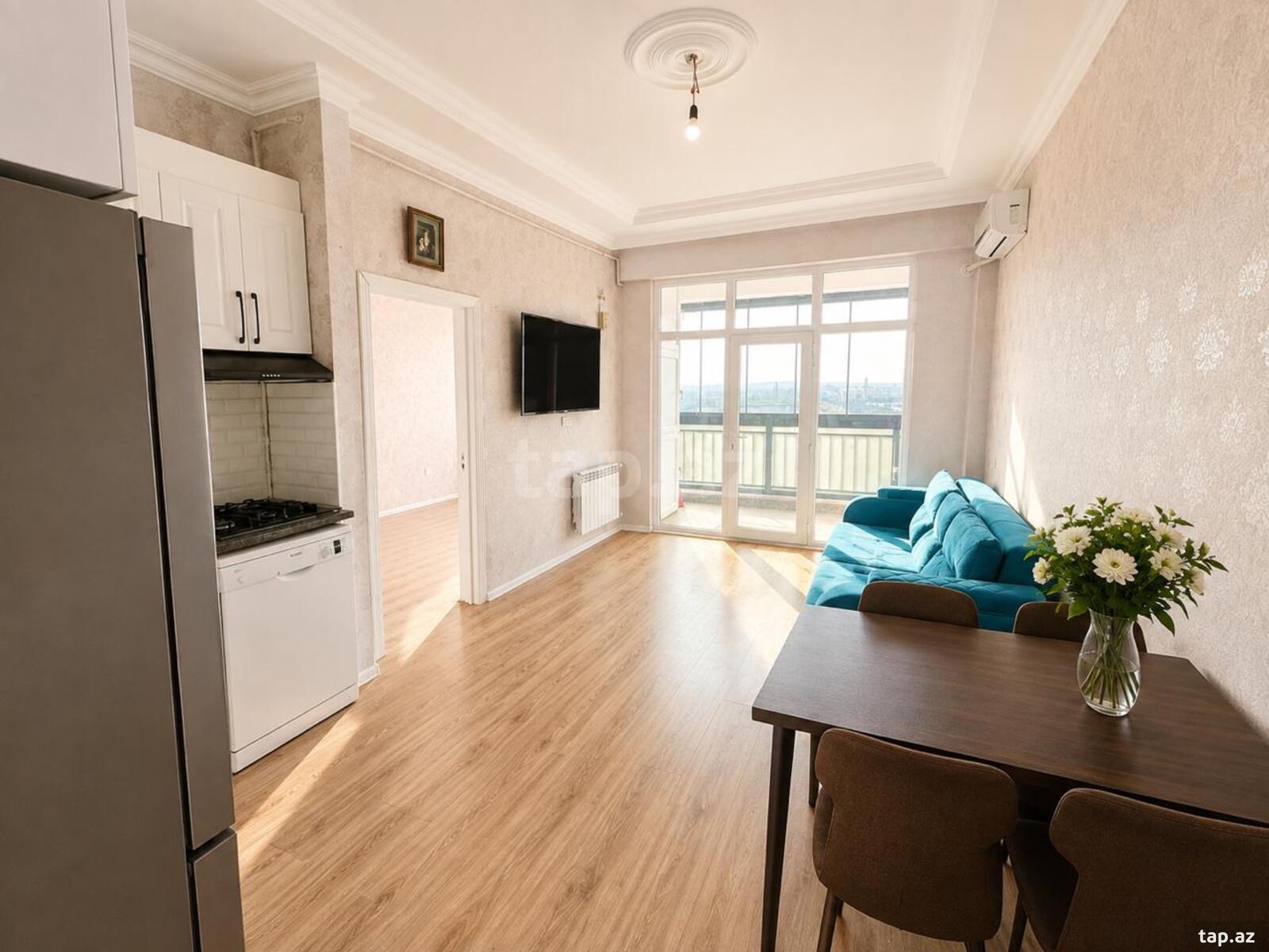 2-otaqlı yeni tikili, Sülh küç., 49 m²