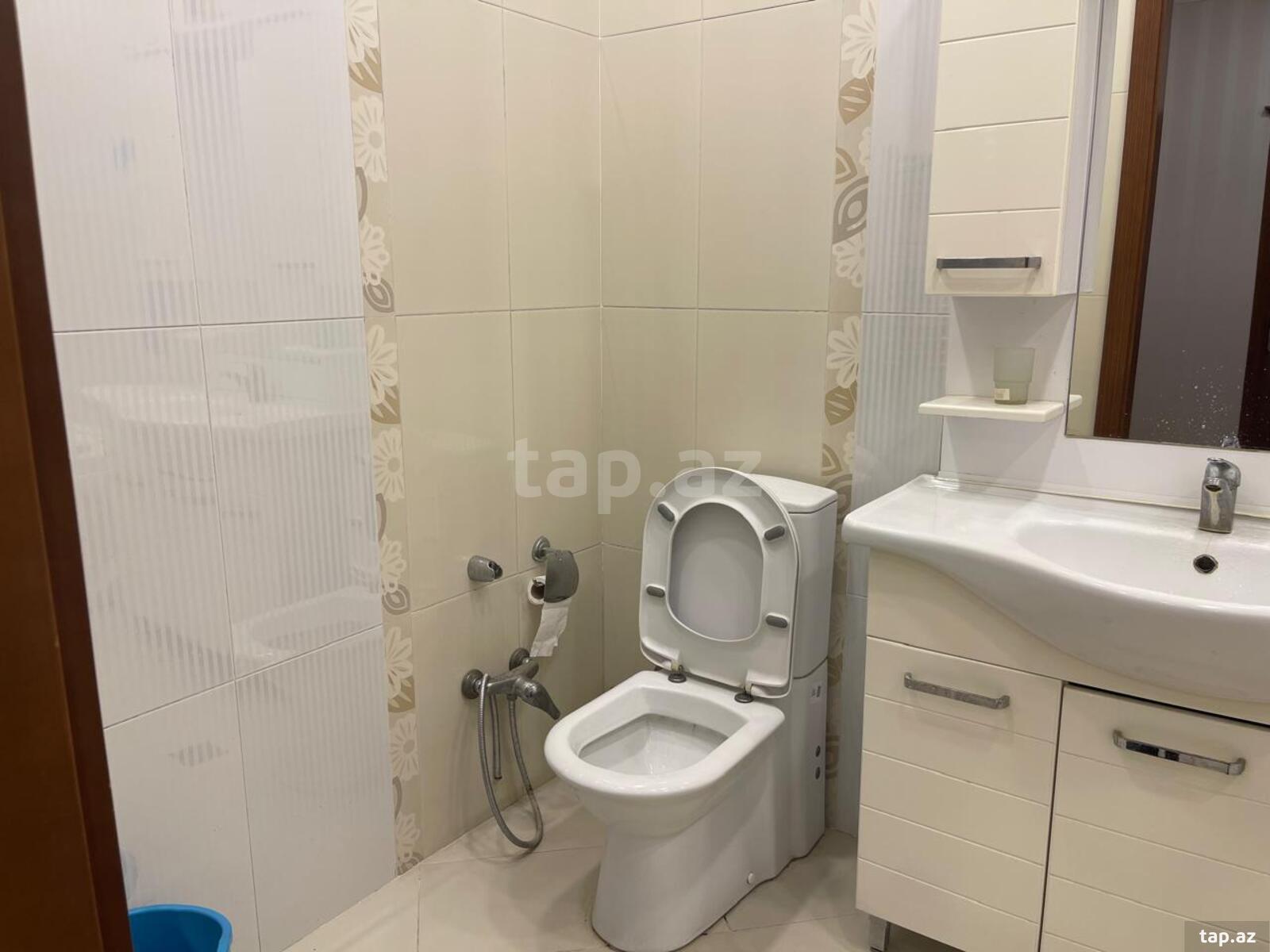 3-otaqlı yeni tikili kirayə verilir, N.Nərimanov m., 135 m²