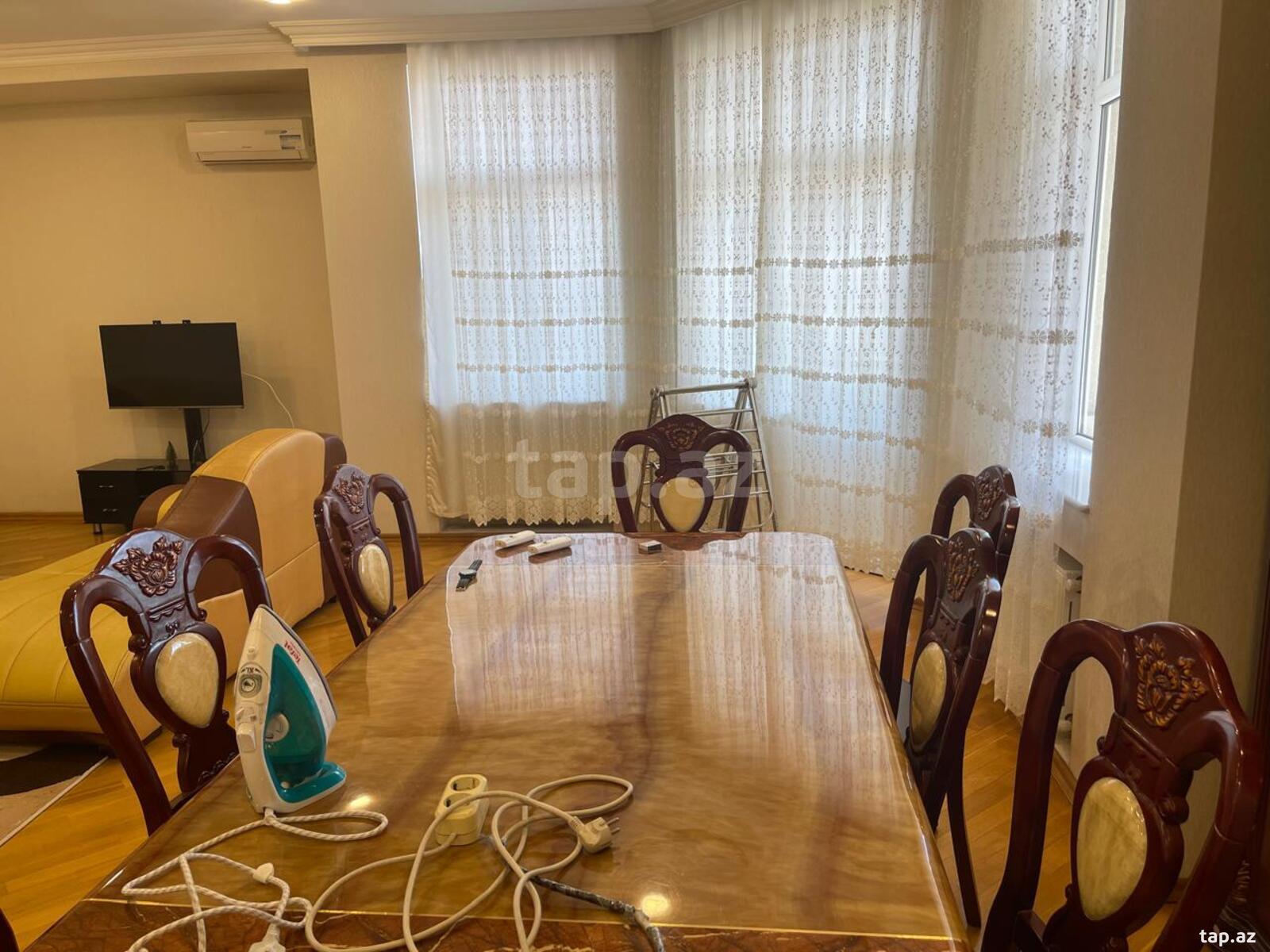 3-otaqlı yeni tikili kirayə verilir, N.Nərimanov m., 135 m²