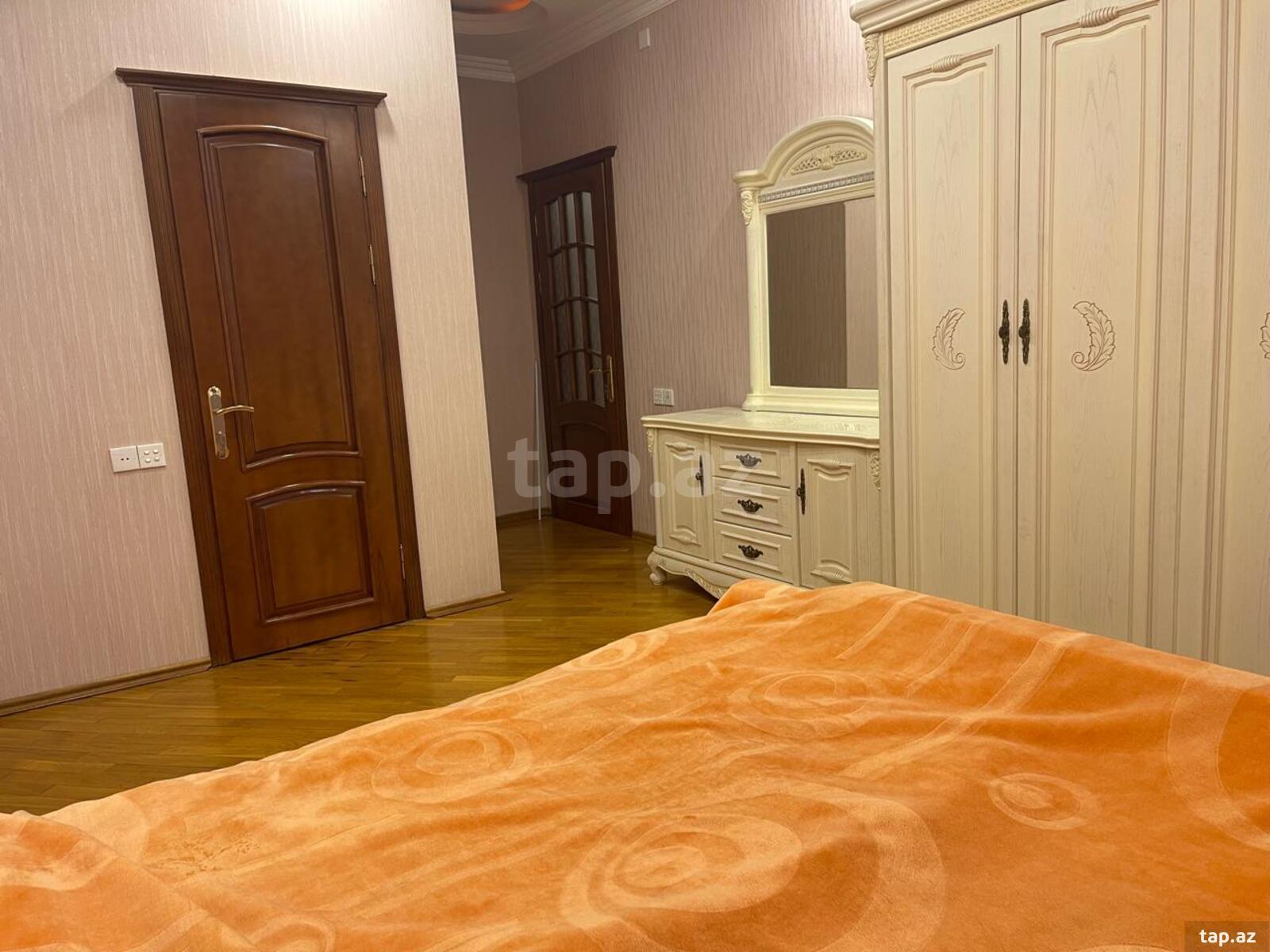 3-otaqlı yeni tikili kirayə verilir, N.Nərimanov m., 135 m²