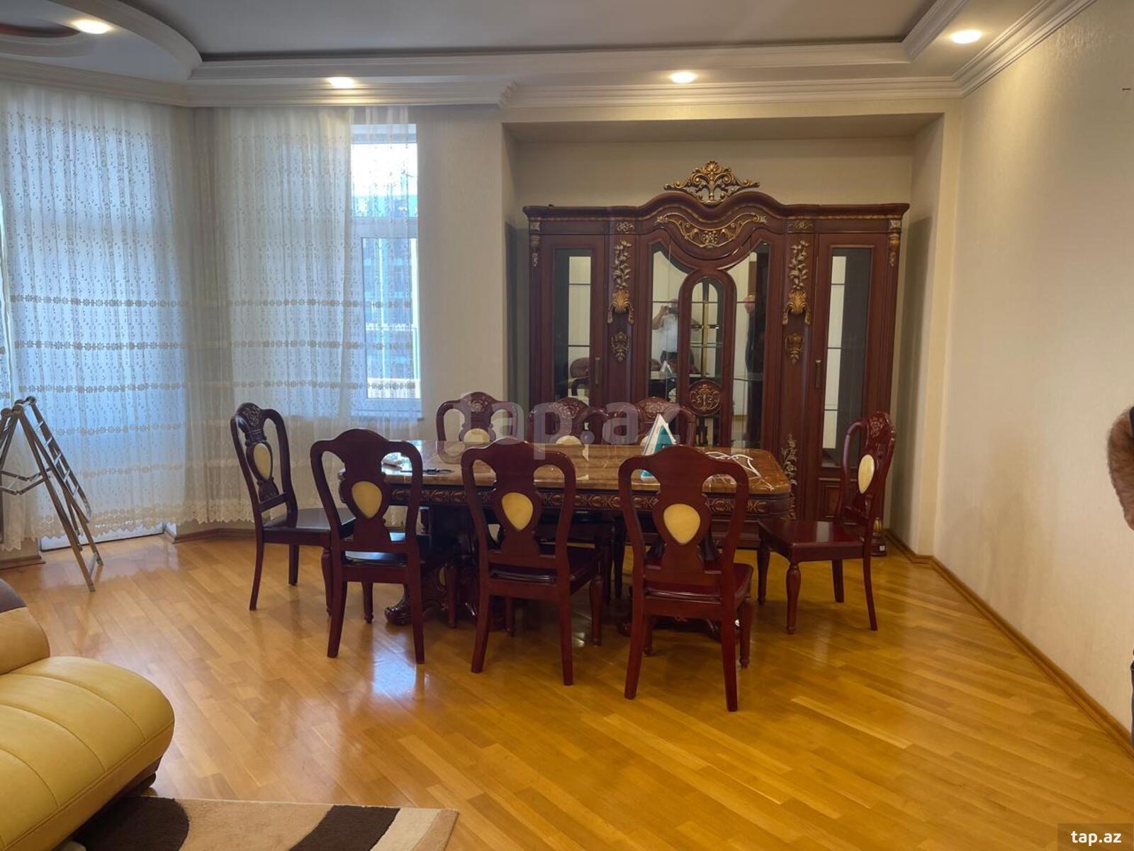 3-otaqlı yeni tikili kirayə verilir, N.Nərimanov m., 135 m²
