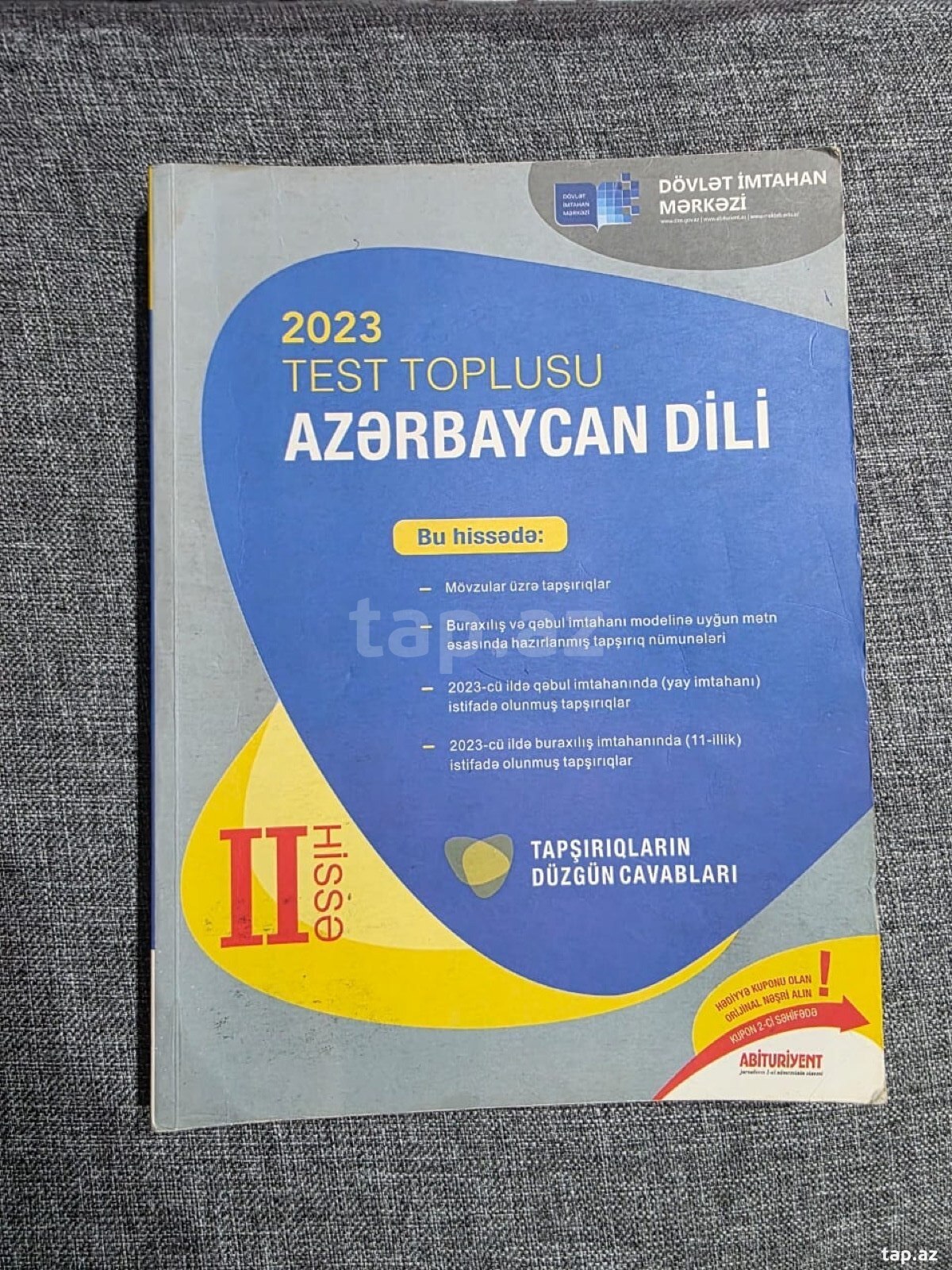Azəbaycan dili 2-ci hissə test toplusu