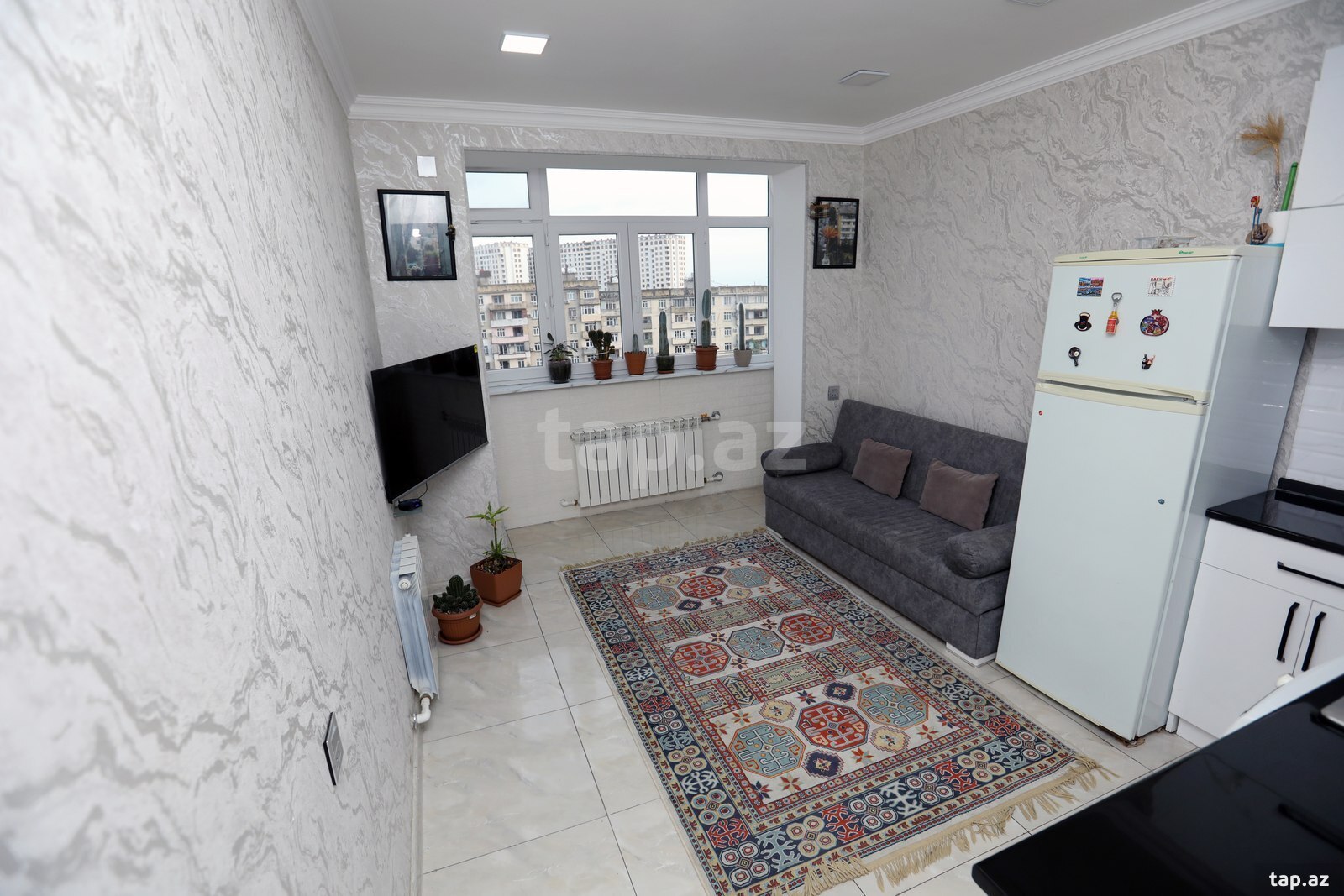 3-otaqlı mənzil, Neapol küç. 23, 60 m²