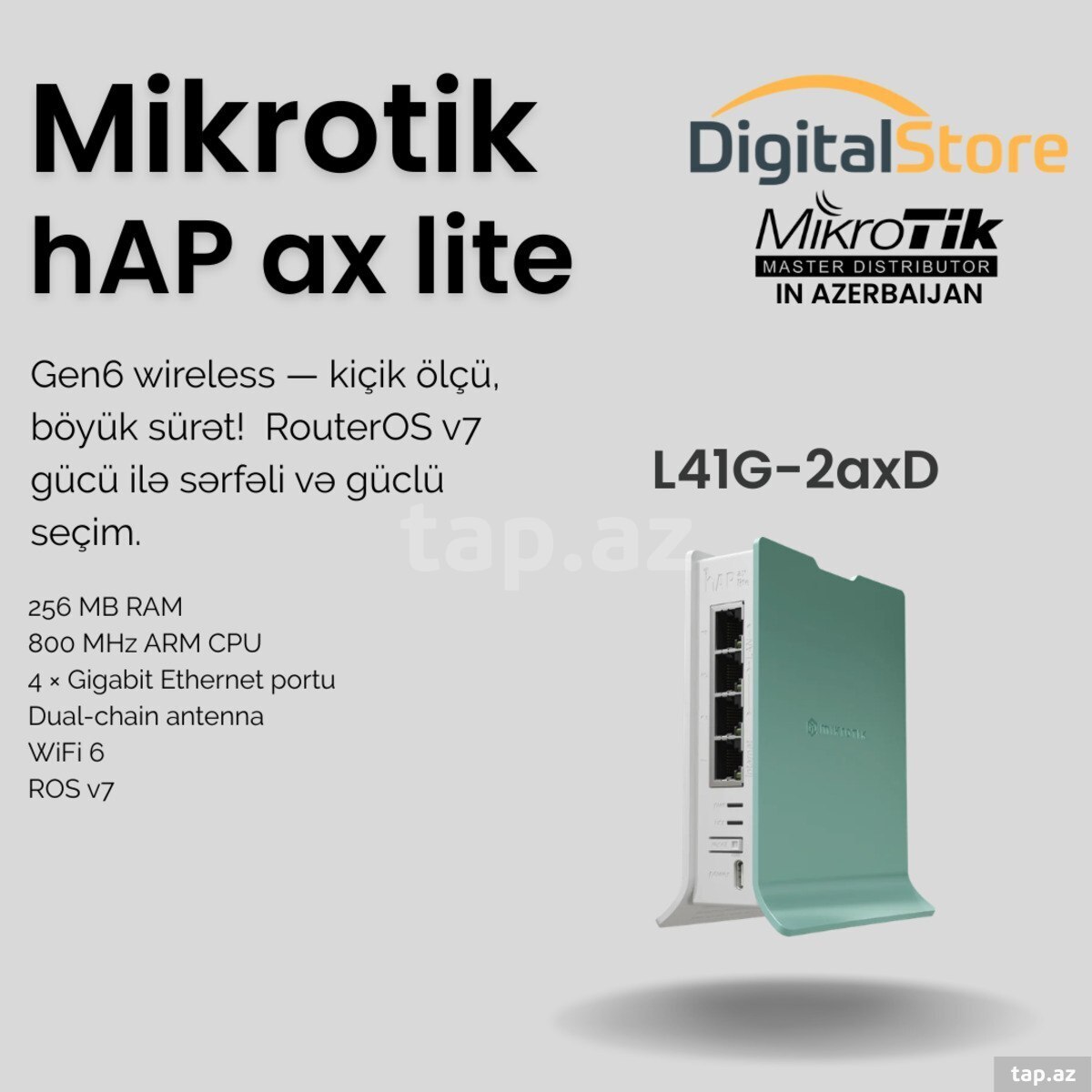 MikroTik hAP ax lite L41G-2axD