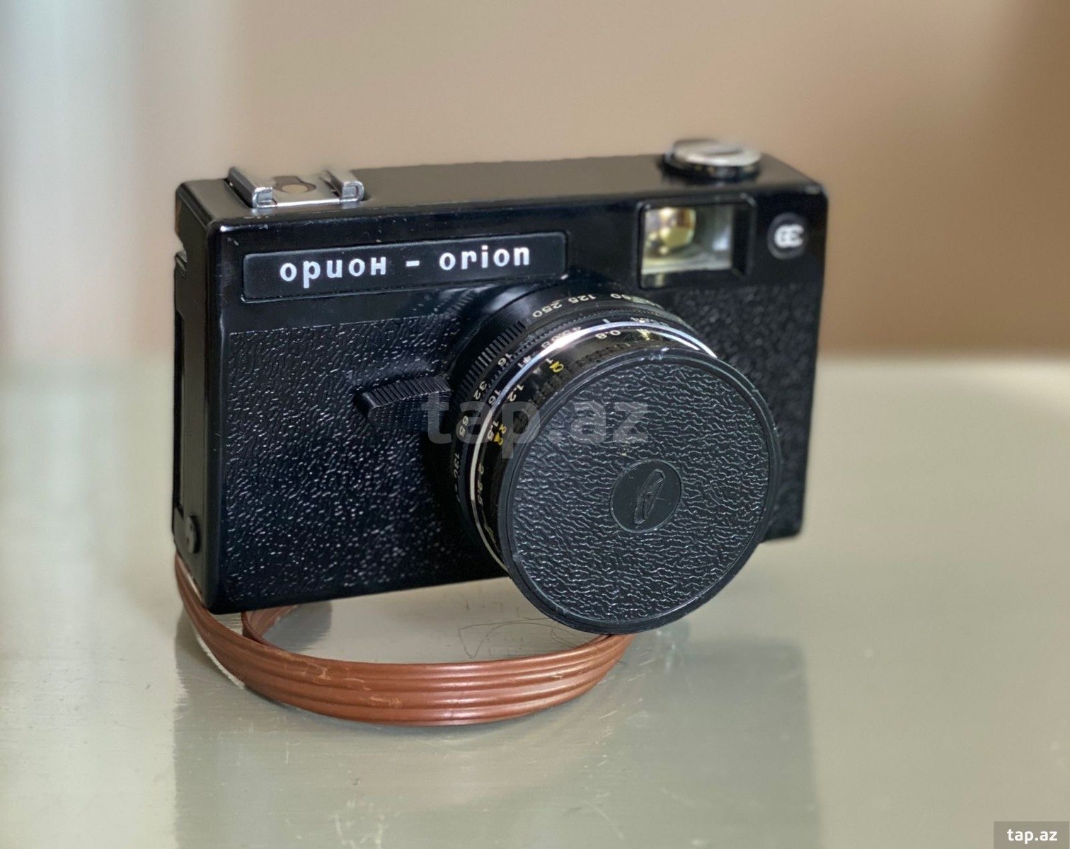 Retro fotoaparatı «Орион-ЕЕ» (Orion-EE) + Orijinal dəri çantası