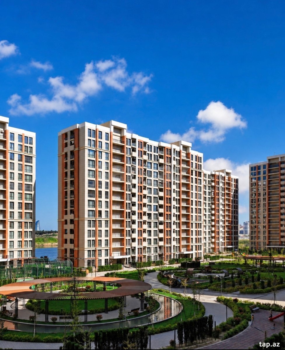 2-otaqlı yeni tikili, Yasamal r., 44 m²