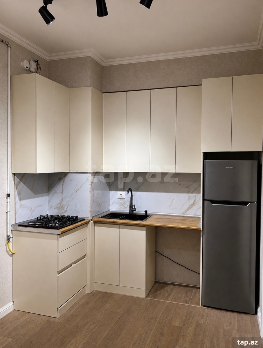 2-otaqlı yeni tikili, Yasamal r., 44 m²