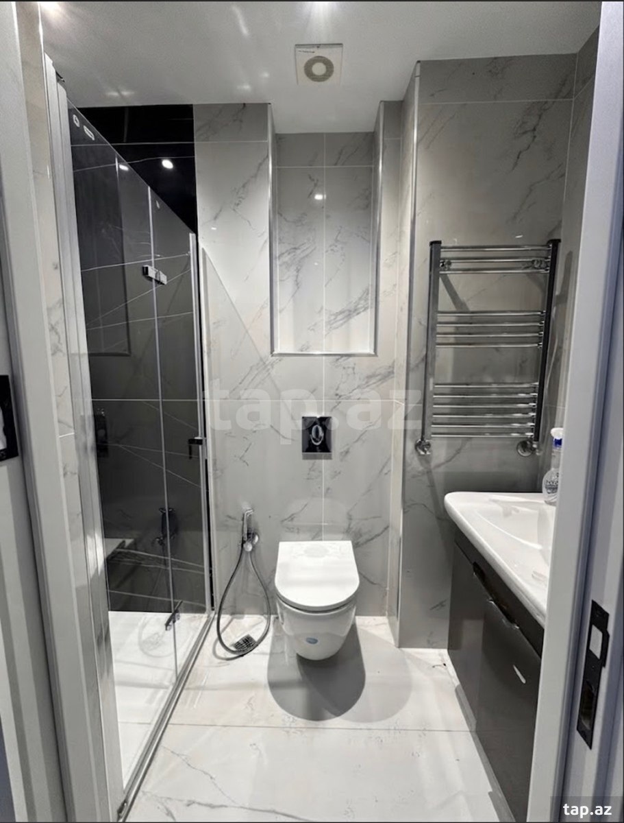 2-otaqlı yeni tikili, Yasamal r., 44 m²