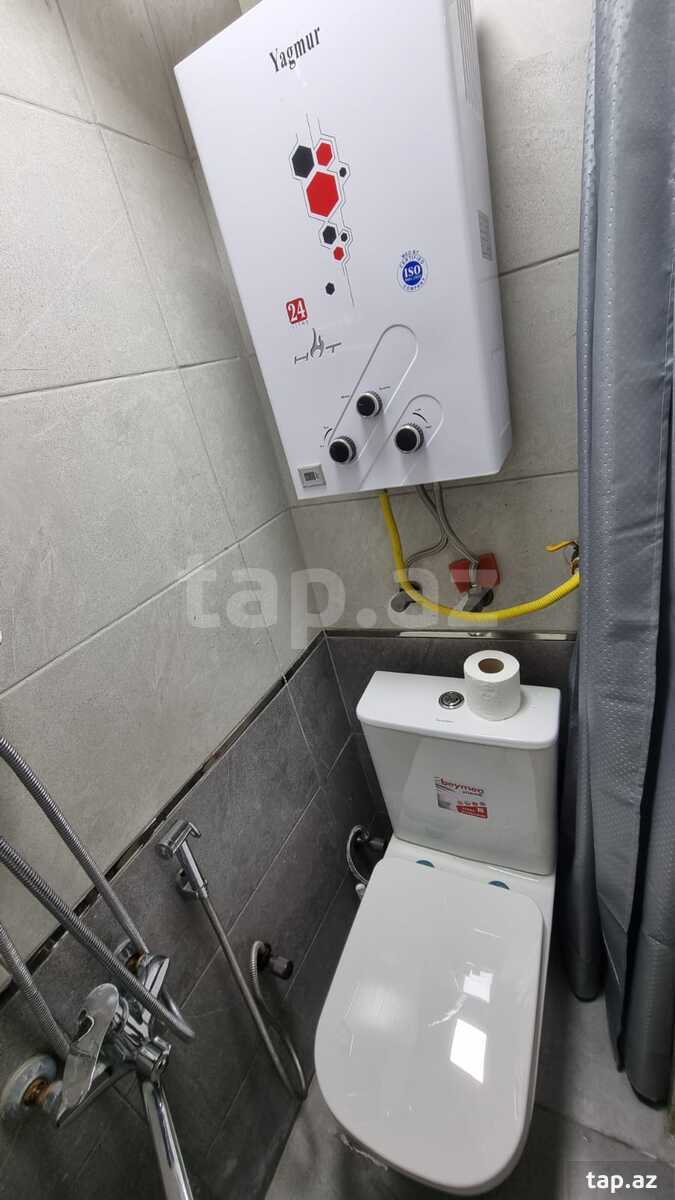 2-otaqlı mənzil kirayə verilir, N.Nərimanov m., 44 m²
