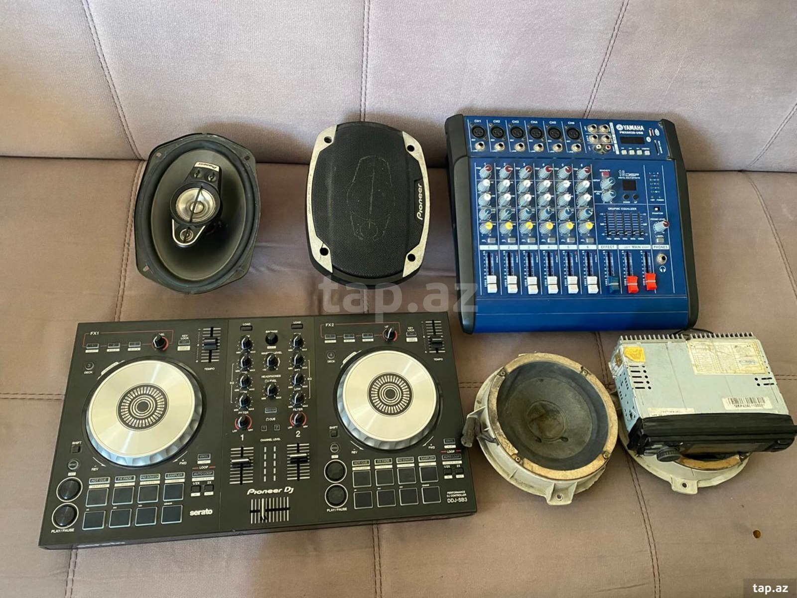 Pioneer DJ DDJ-SB3-Yamaha PMX602D-USB