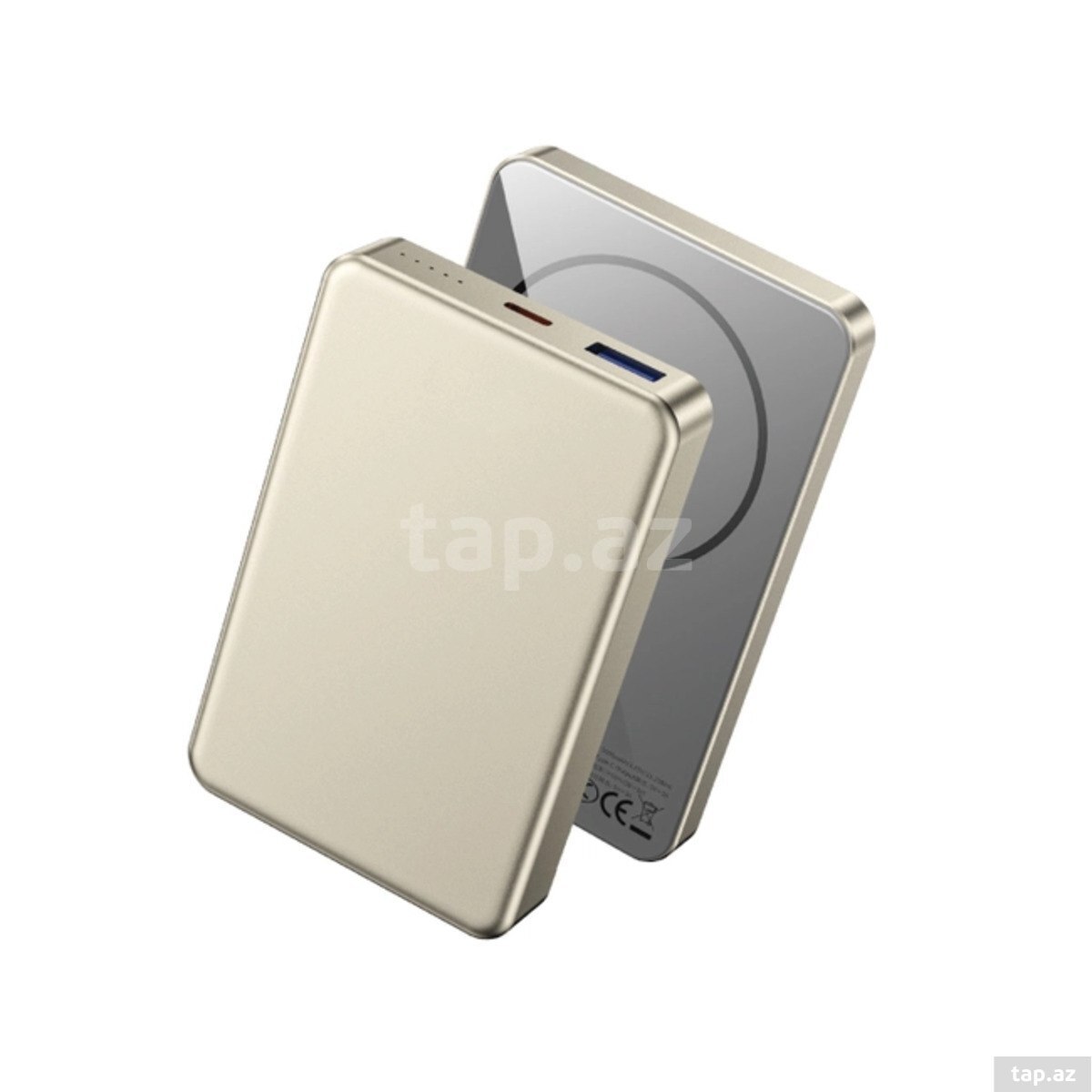 Ultra Thin Magnetic Power Bank P15 SILVER