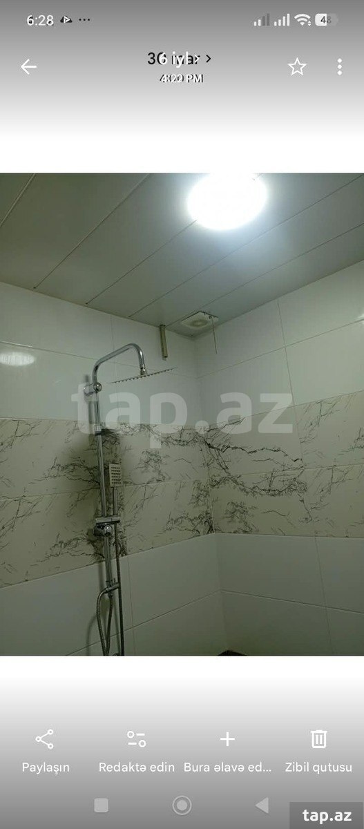 3-otaqlı mənzil kirayə verilir, 8-ci mkr., 48 m²