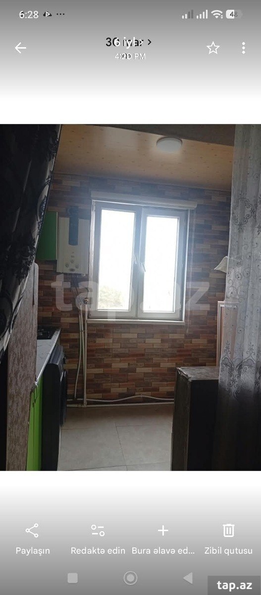 3-otaqlı mənzil kirayə verilir, 8-ci mkr., 48 m²