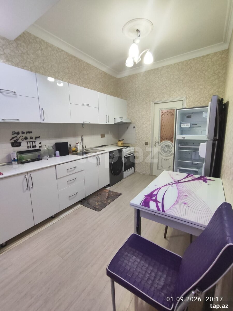 3-otaqlı yeni tikili kirayə verilir, Binəqədi qəs., 90 m²