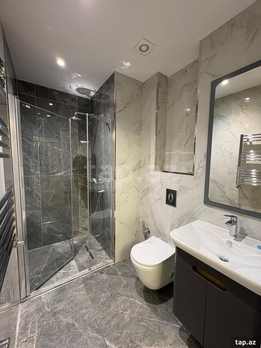 3-otaqlı yeni tikili, Yasamal r., 83 m²