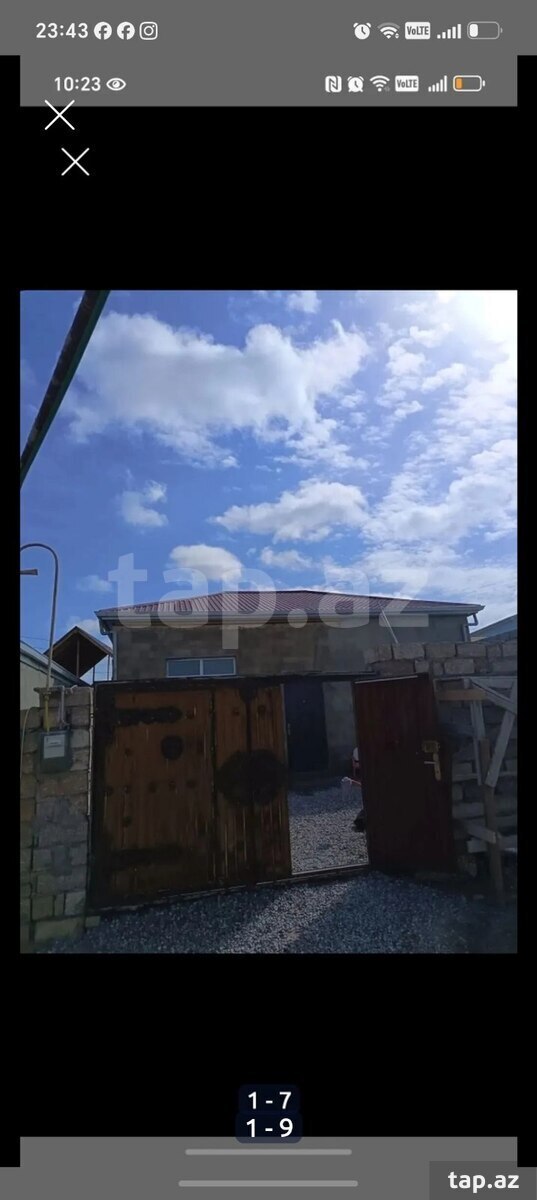 Həyət evi kirayə verilir, Buzovna qəs.