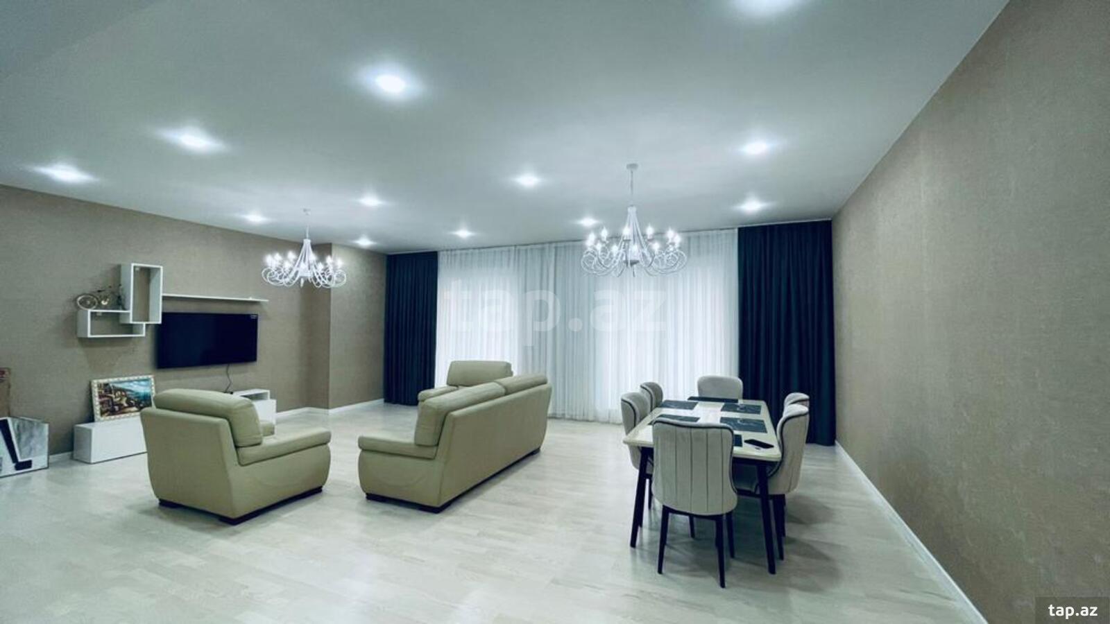 3-otaqlı yeni tikili kirayə verilir, Neftçilər pr., 200 m²