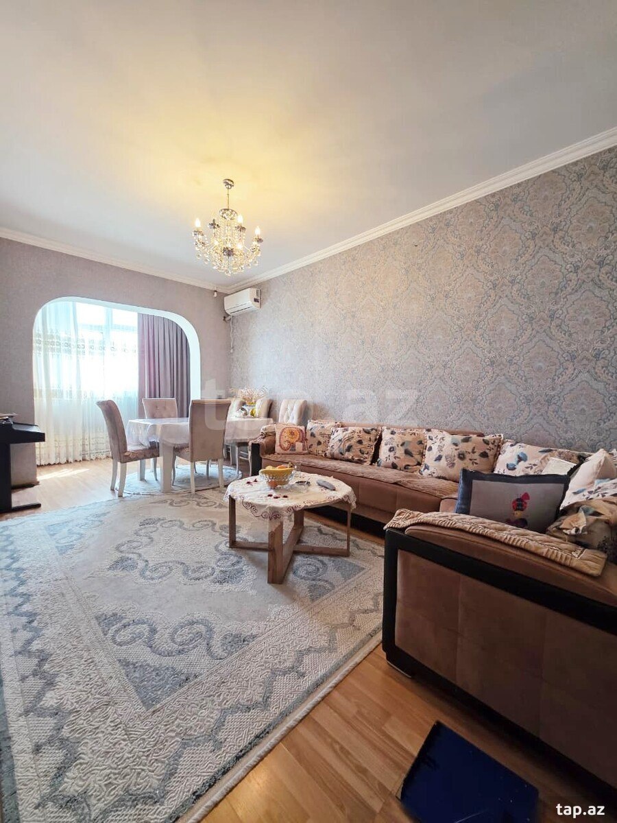4-otaqlı mənzil, Məhəmməd Xiyabani küç., 120 m²