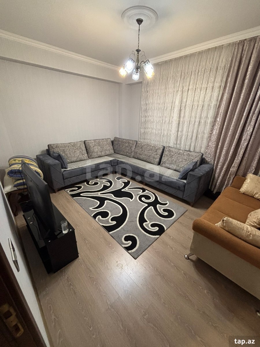 2-otaqlı yeni tikili kirayə verilir, Buzovna qəs., 75 m²