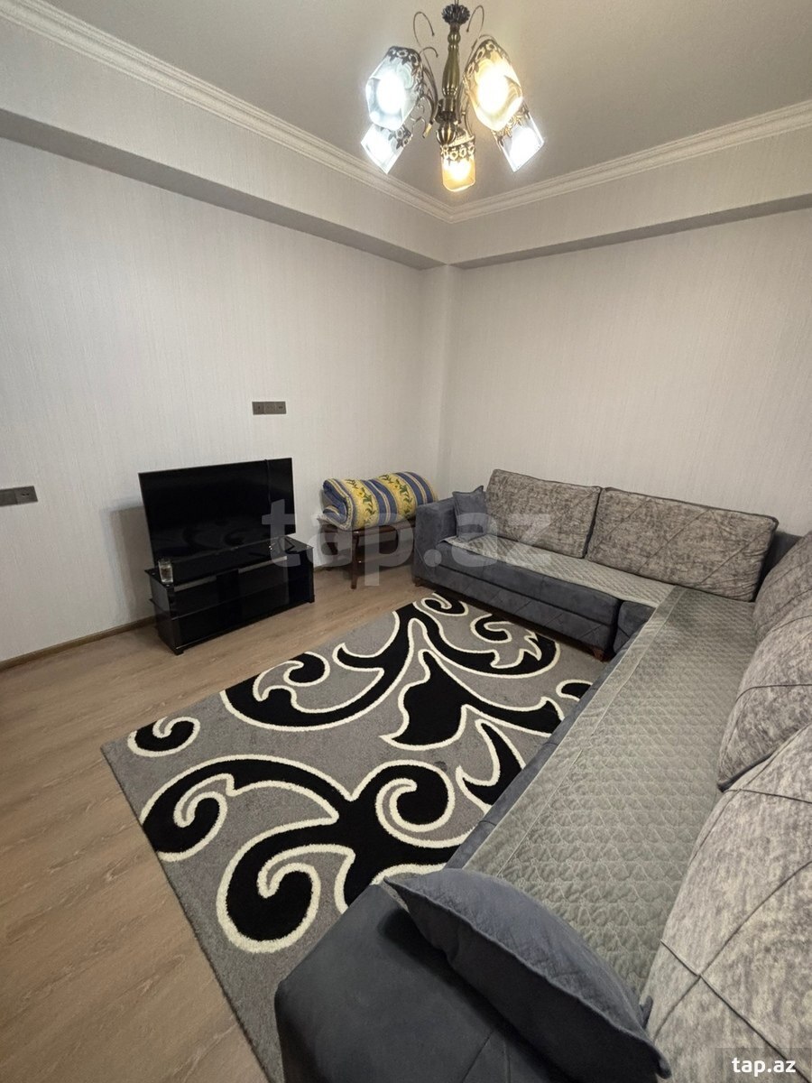 2-otaqlı yeni tikili kirayə verilir, Buzovna qəs., 75 m²