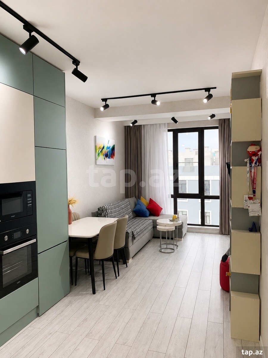 2-otaqlı yeni tikili, Xətai pr., 62 m²