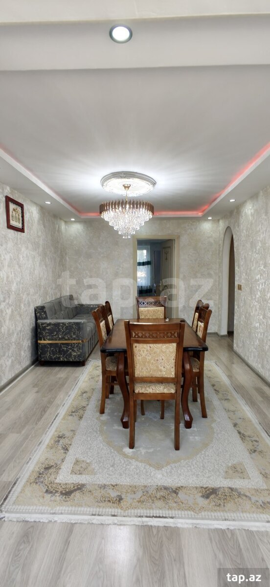 3-otaqlı mənzil kirayə verilir, Gəncə ş., 85 m²