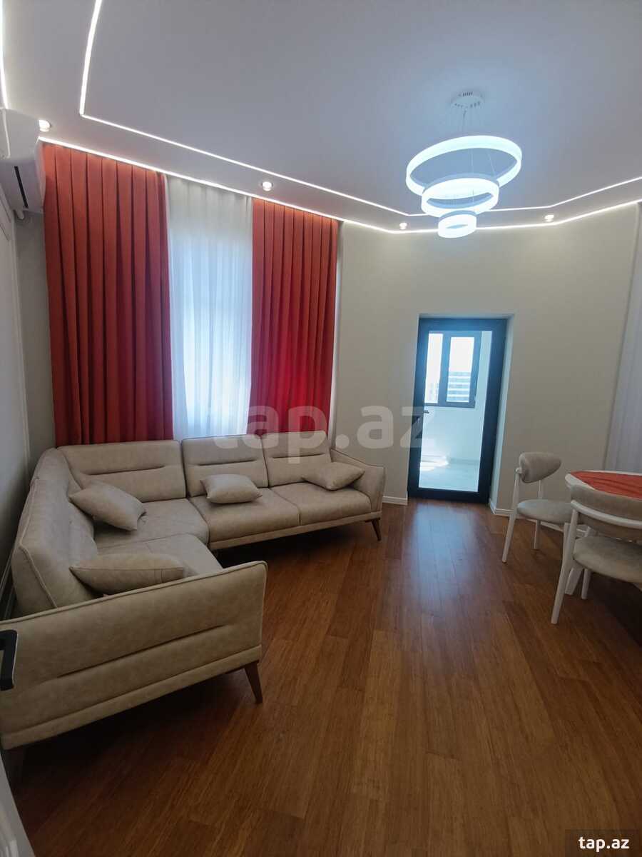 2-otaqlı yeni tikili, Şah İsmayıl Xətai m., 75 m²
