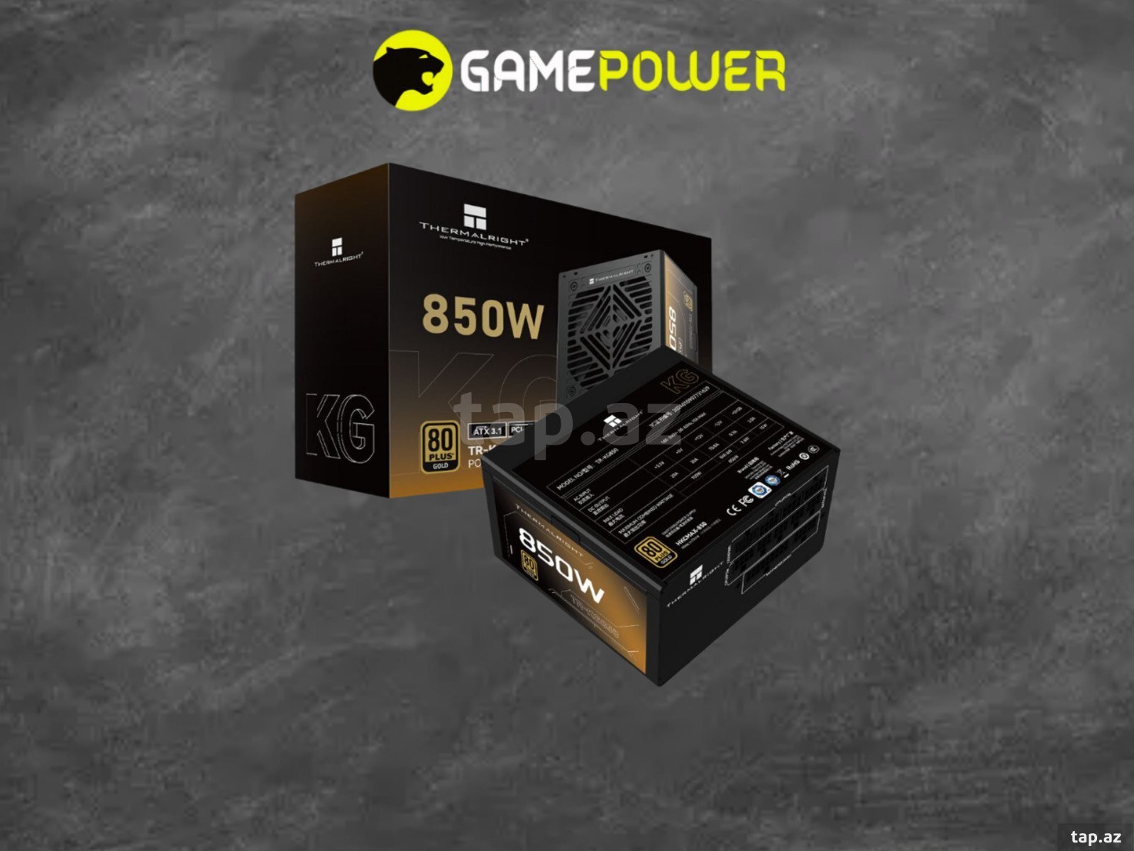 Qida bloku THERMALRIGHT TR-KG850 80+ GOLD 850W