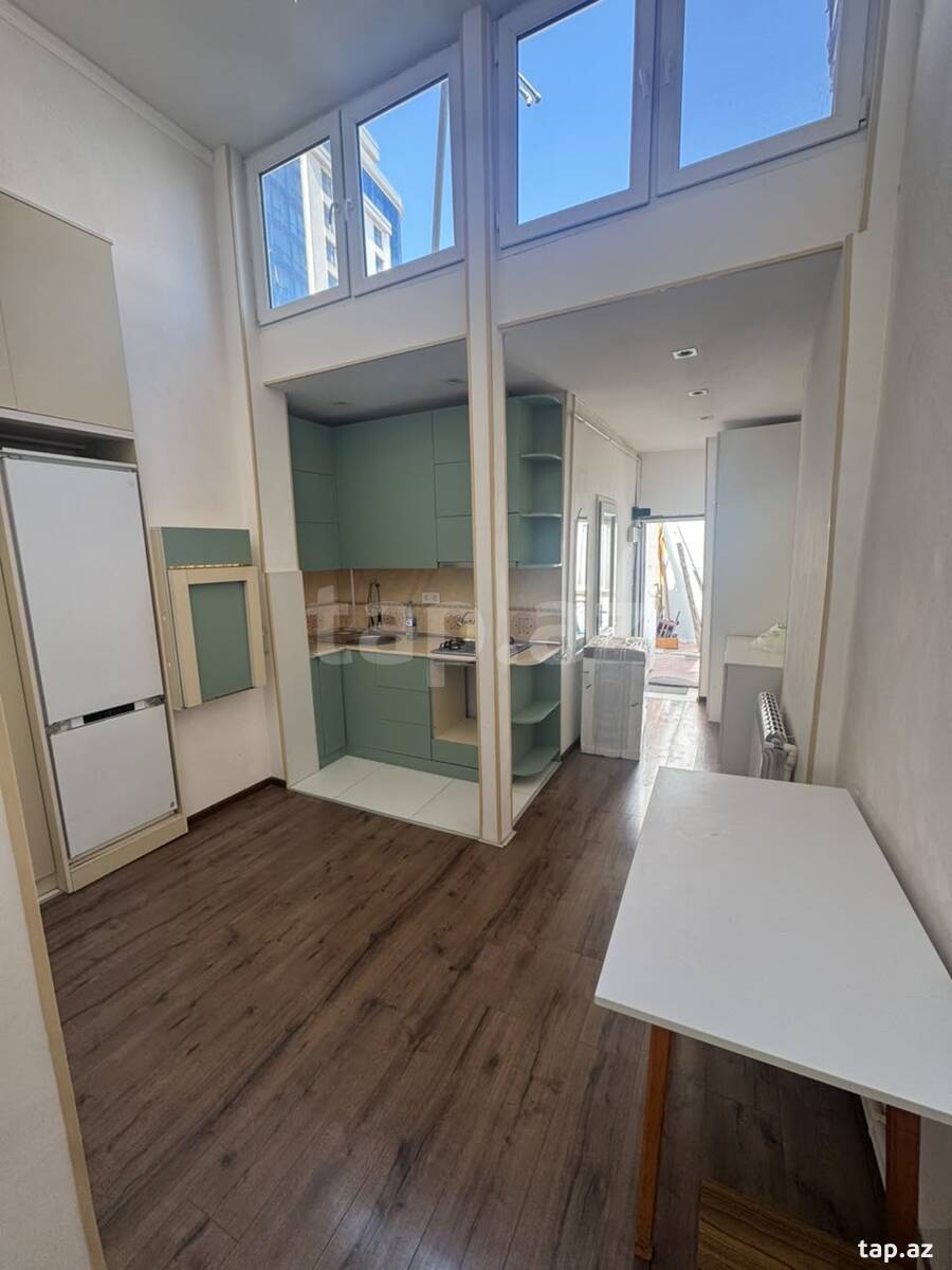 1-otaqlı mənzil kirayə verilir, Sahil m., 42 m²