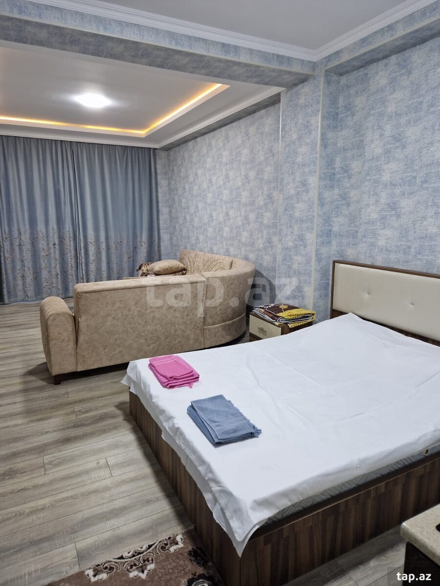 2-otaqlı yeni tikili kirayə verilir, Ziya Bünyadov küç., 45 m²