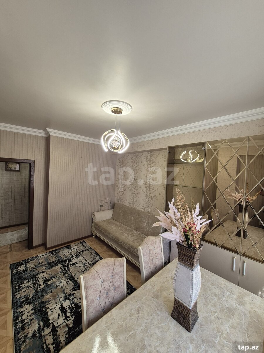 2-otaqlı yeni tikili kirayə verilir, Abşeron Gənclər ş., 36 m²
