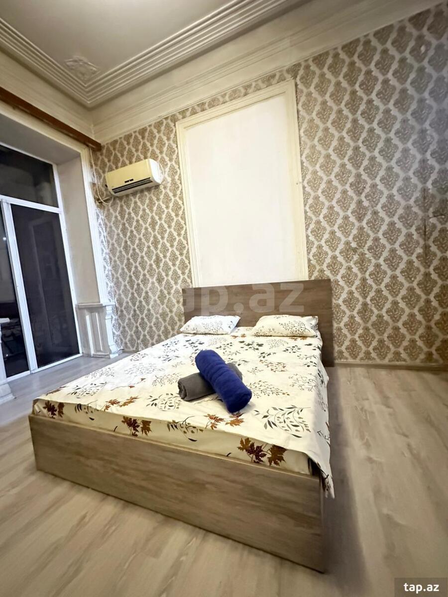 3-otaqlı mənzil kirayə verilir, Sahil m., 85 m²