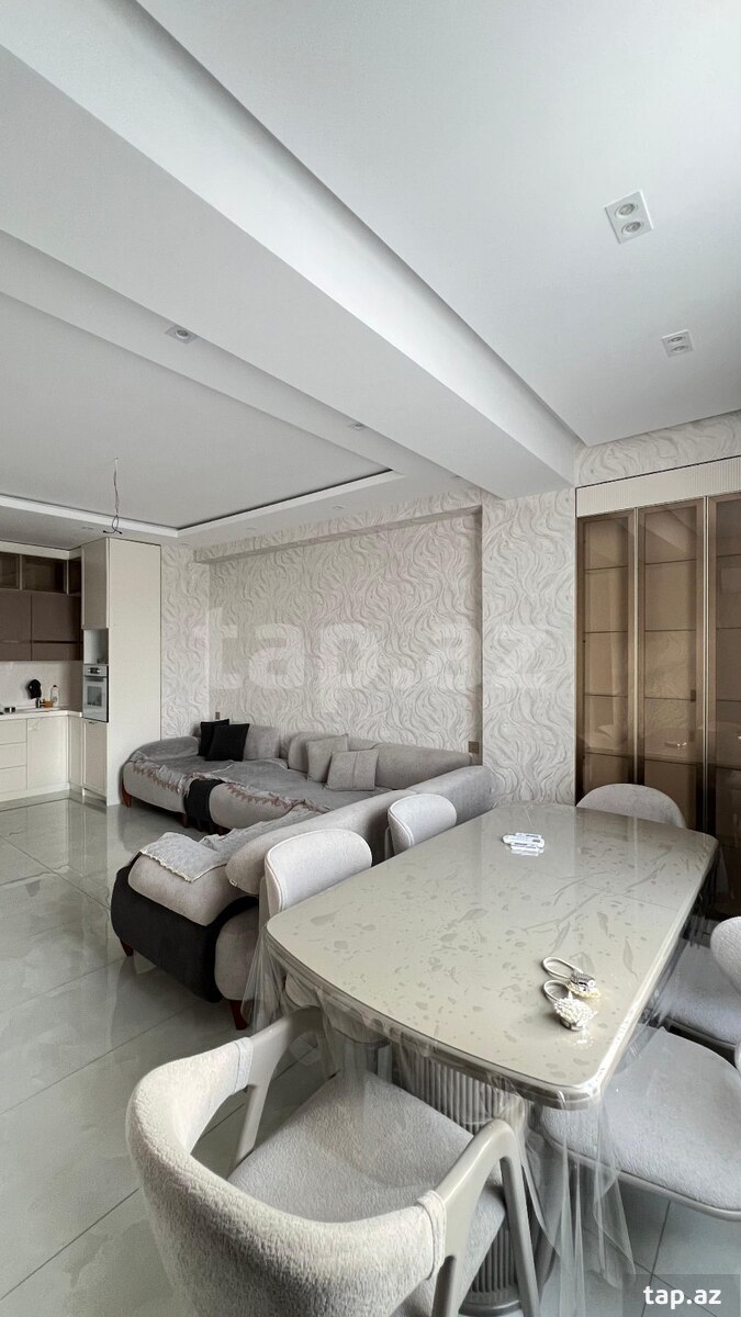 3-otaqlı yeni tikili kirayə verilir, N.Nərimanov m., 100 m²