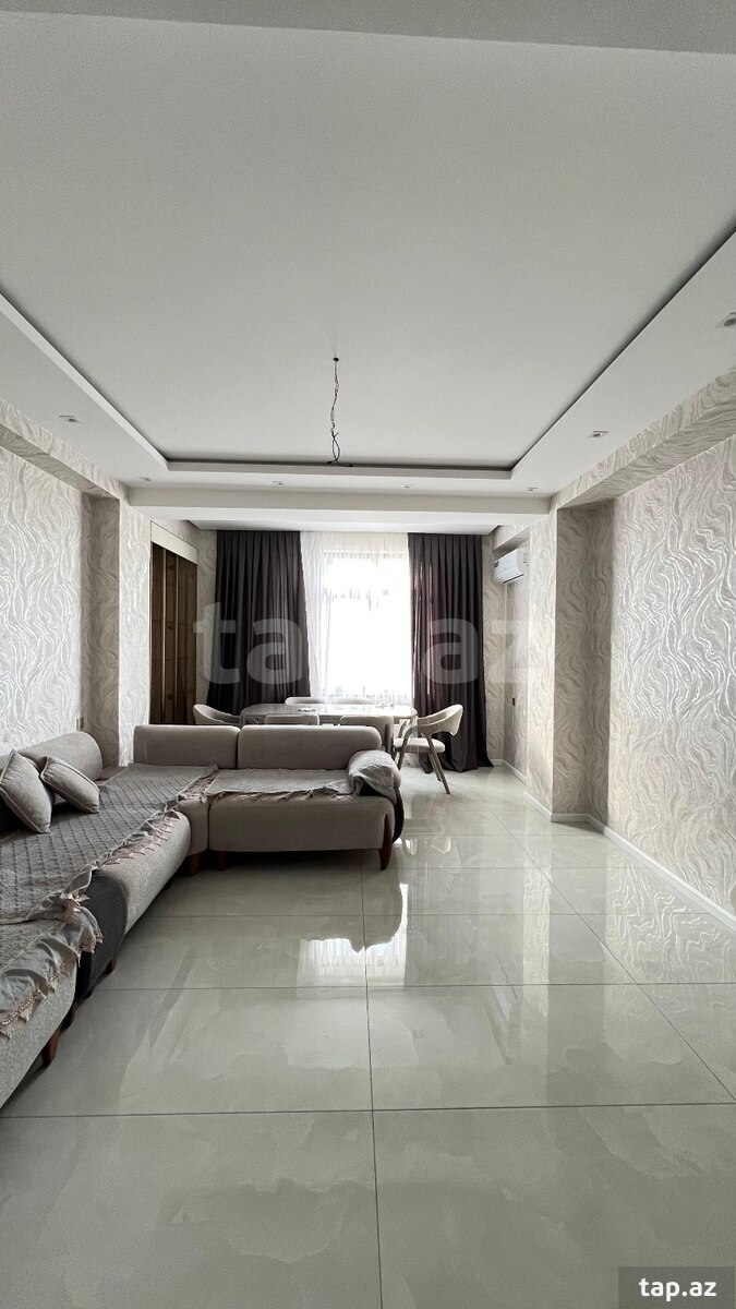 3-otaqlı yeni tikili kirayə verilir, N.Nərimanov m., 100 m²