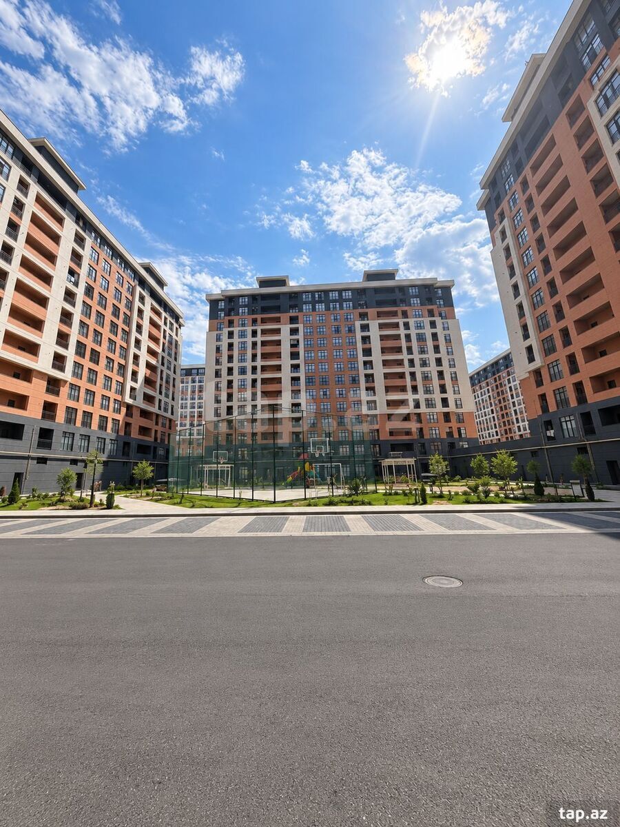 2-otaqlı yeni tikili, Sülh küç., 80 m²