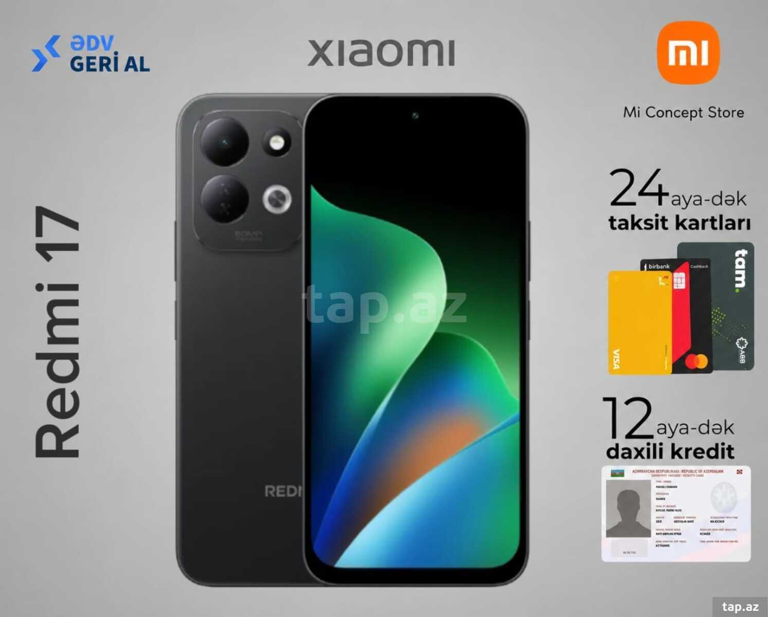 Xiaomi Redmi 17 Black 128GB/4GB