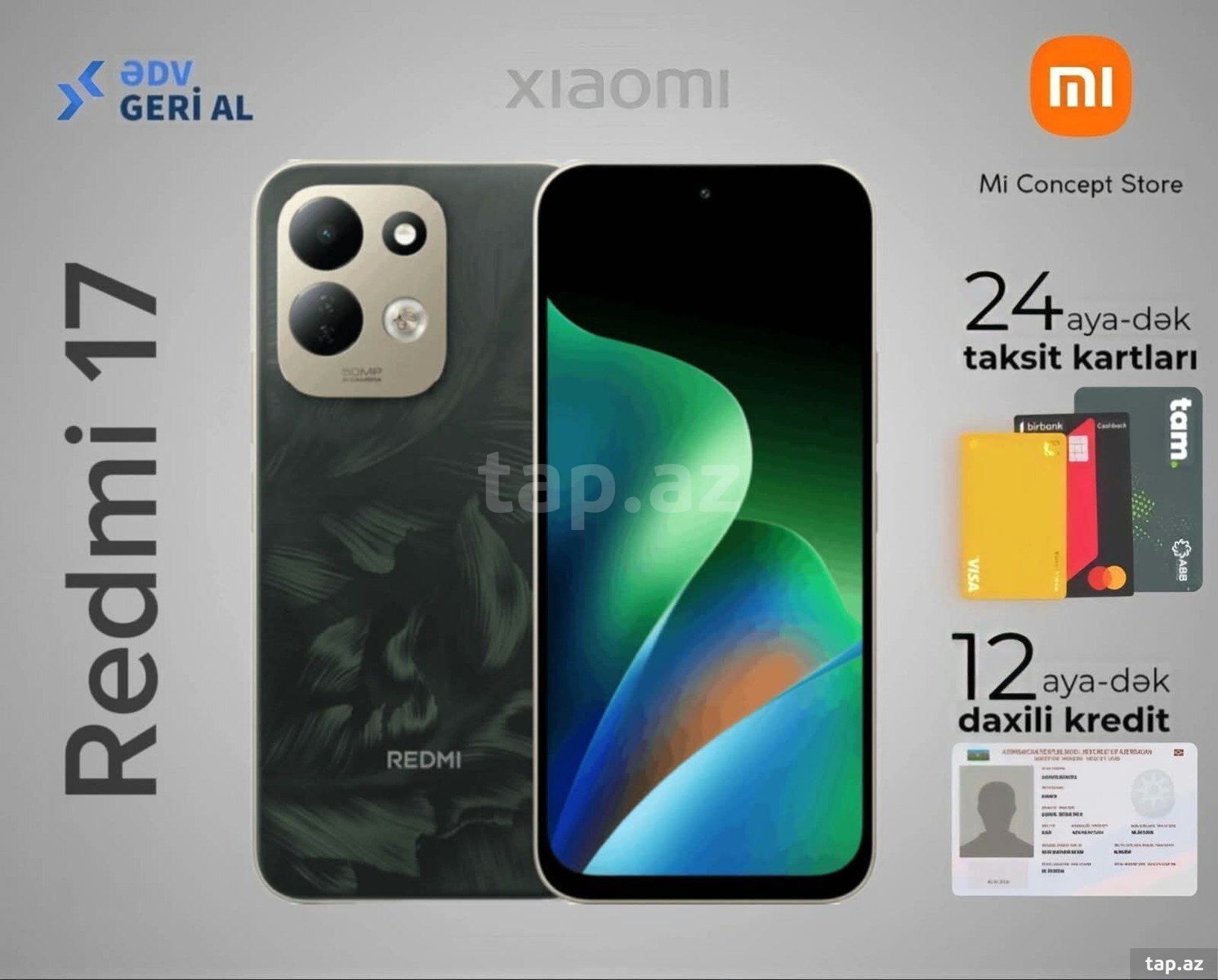Xiaomi Redmi 17 Oak Green 256GB/4GB