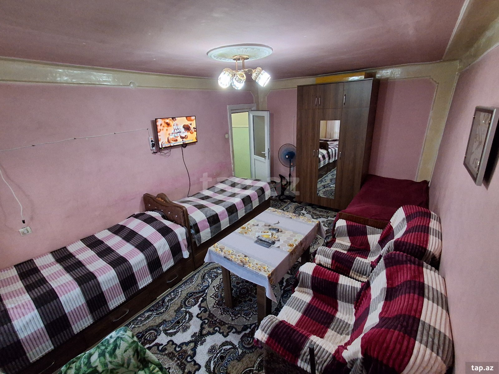 1-otaqlı mənzil kirayə verilir, Gəncə ş., 50 m²